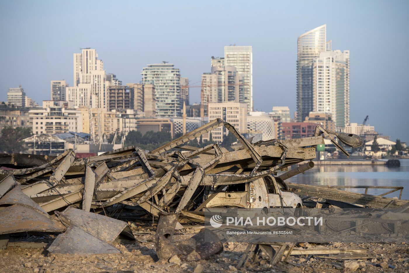 Последствия взрыва в Ливане 