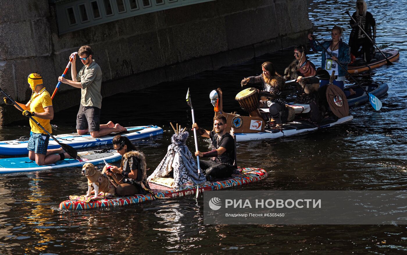 Международный фестиваль SUP-серфинга "Фонтанка-SUP" 