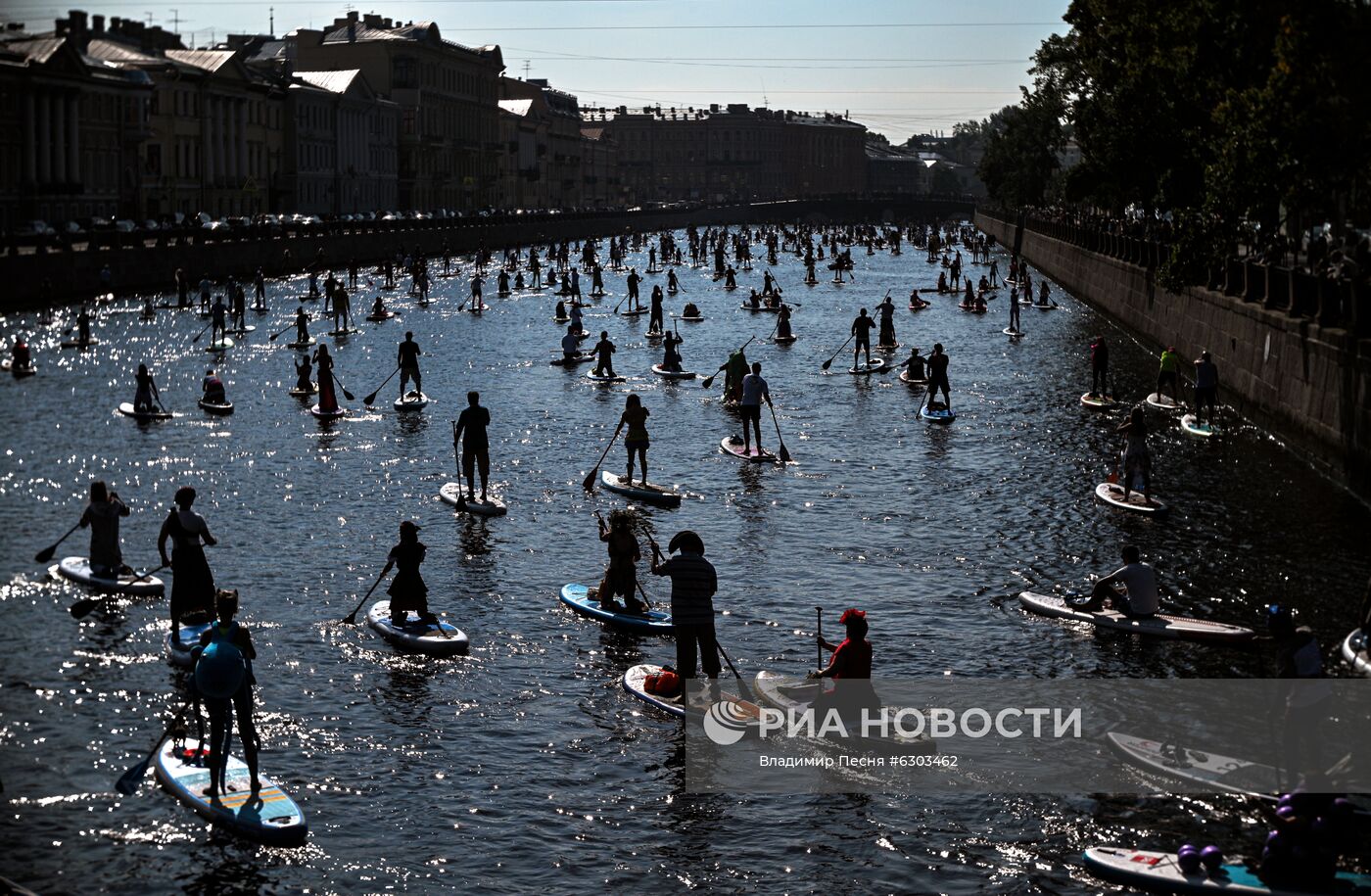 Международный фестиваль SUP-серфинга "Фонтанка-SUP" 