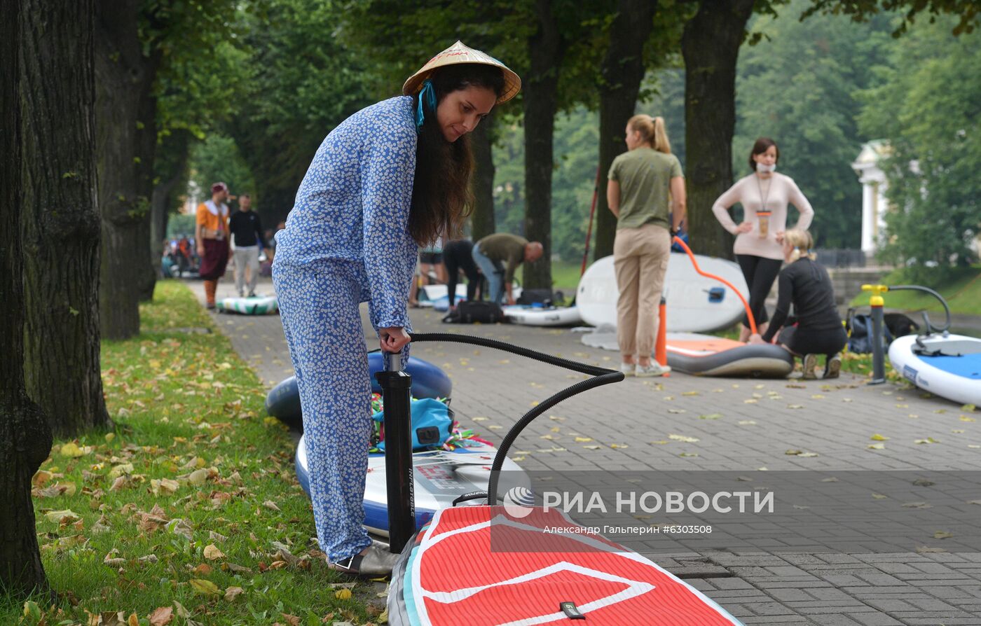 Международный фестиваль SUP-серфинга "Фонтанка-SUP" 