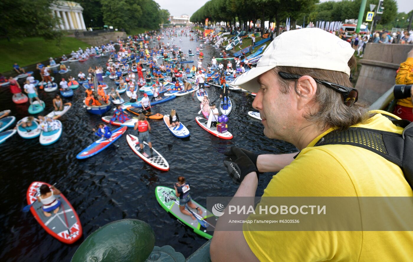 Международный фестиваль SUP-серфинга "Фонтанка-SUP" 