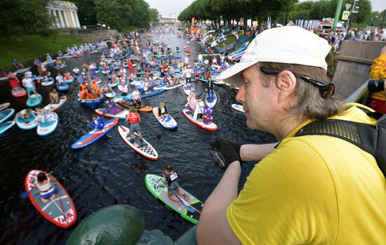 Международный фестиваль SUP-серфинга "Фонтанка-SUP" 