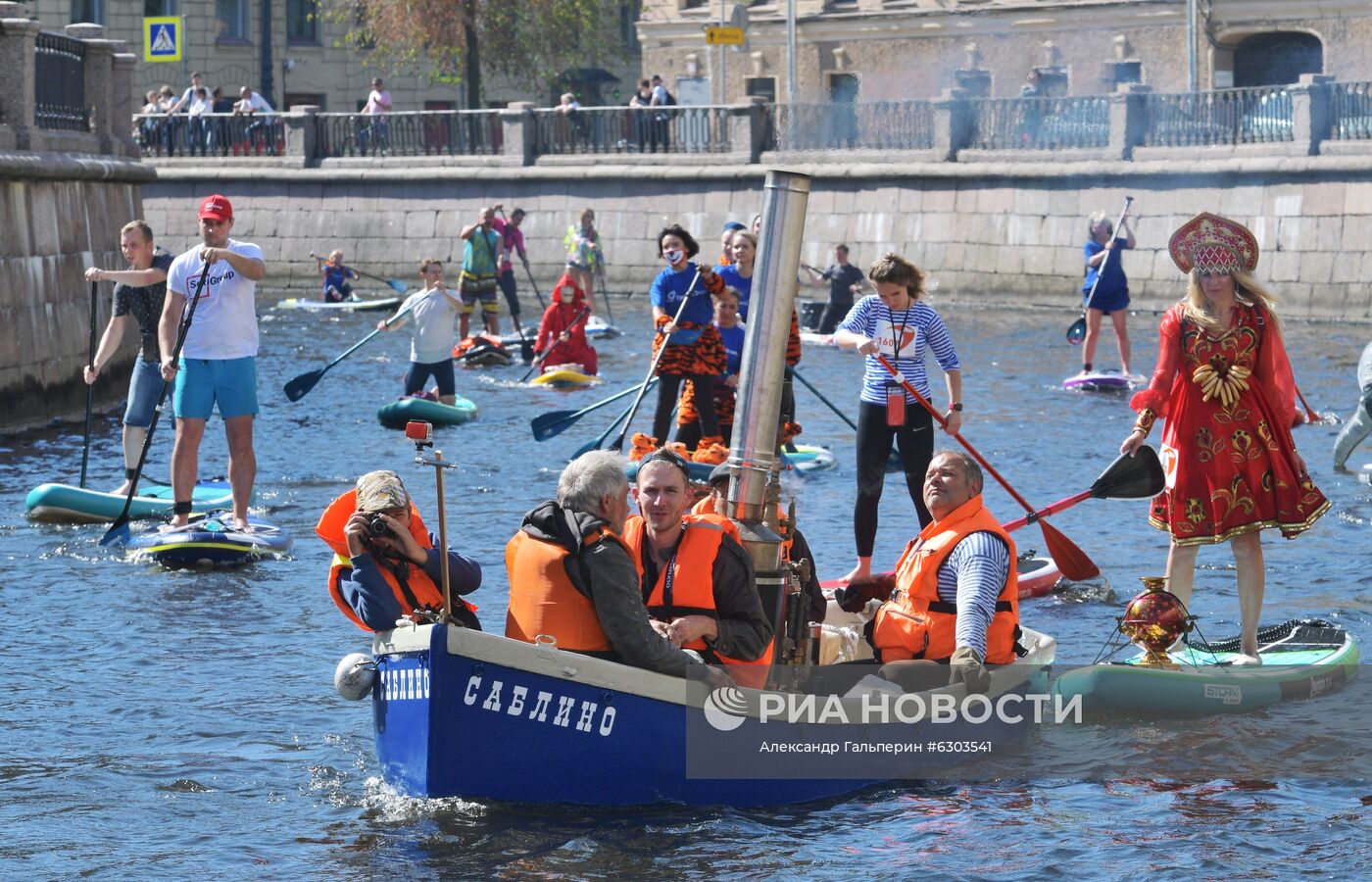 Международный фестиваль SUP-серфинга "Фонтанка-SUP" 