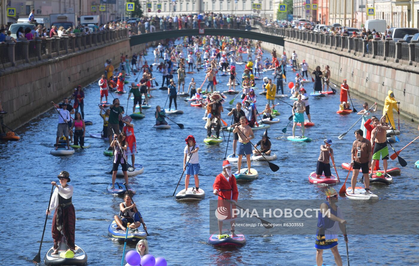 Международный фестиваль SUP-серфинга "Фонтанка-SUP" 