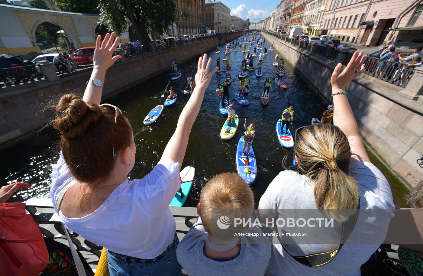 Международный фестиваль SUP-серфинга "Фонтанка-SUP" 