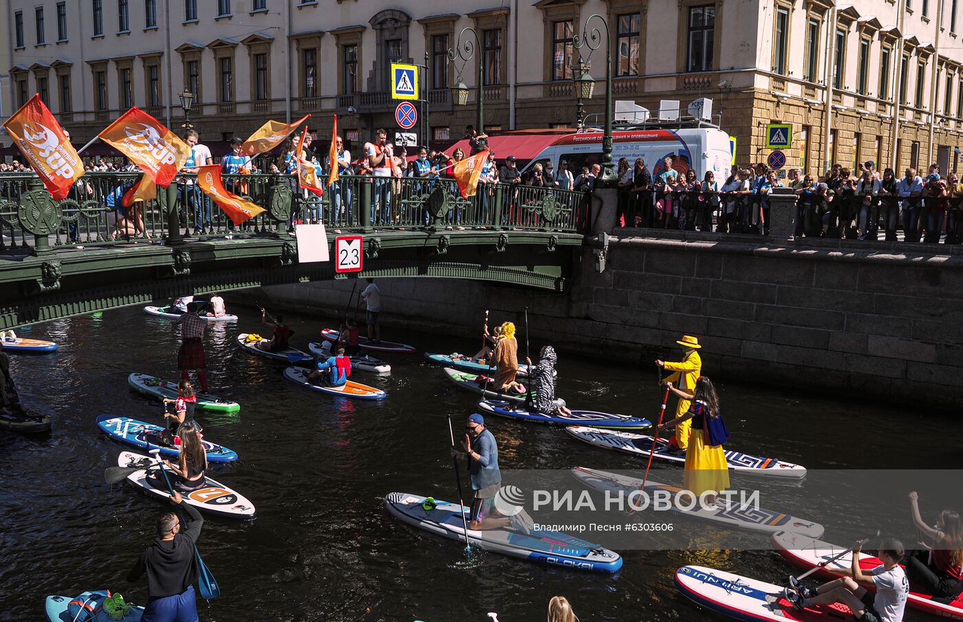 Международный фестиваль SUP-серфинга "Фонтанка-SUP" 