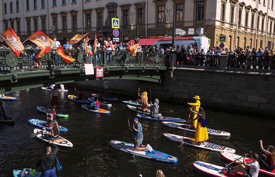 Международный фестиваль SUP-серфинга "Фонтанка-SUP" 