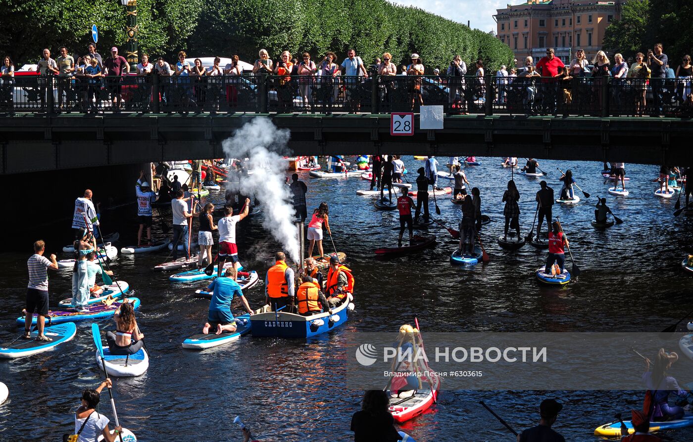 Международный фестиваль SUP-серфинга "Фонтанка-SUP" 