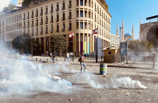 Столкновения в центре Бейрута