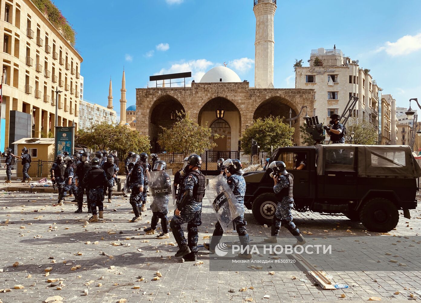 Столкновения в центре Бейрута