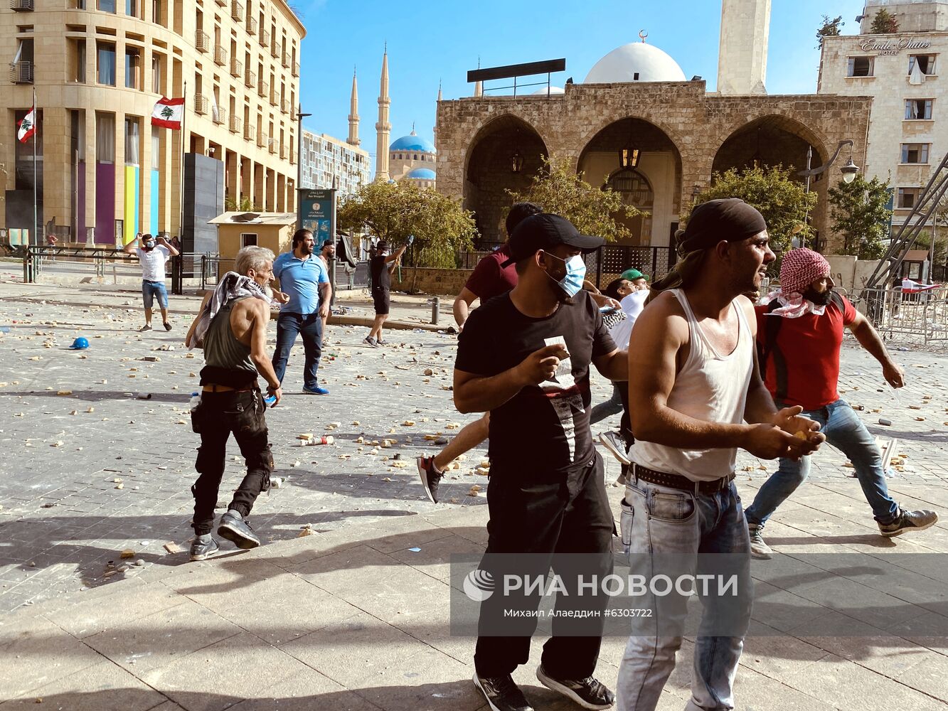 Столкновения в центре Бейрута