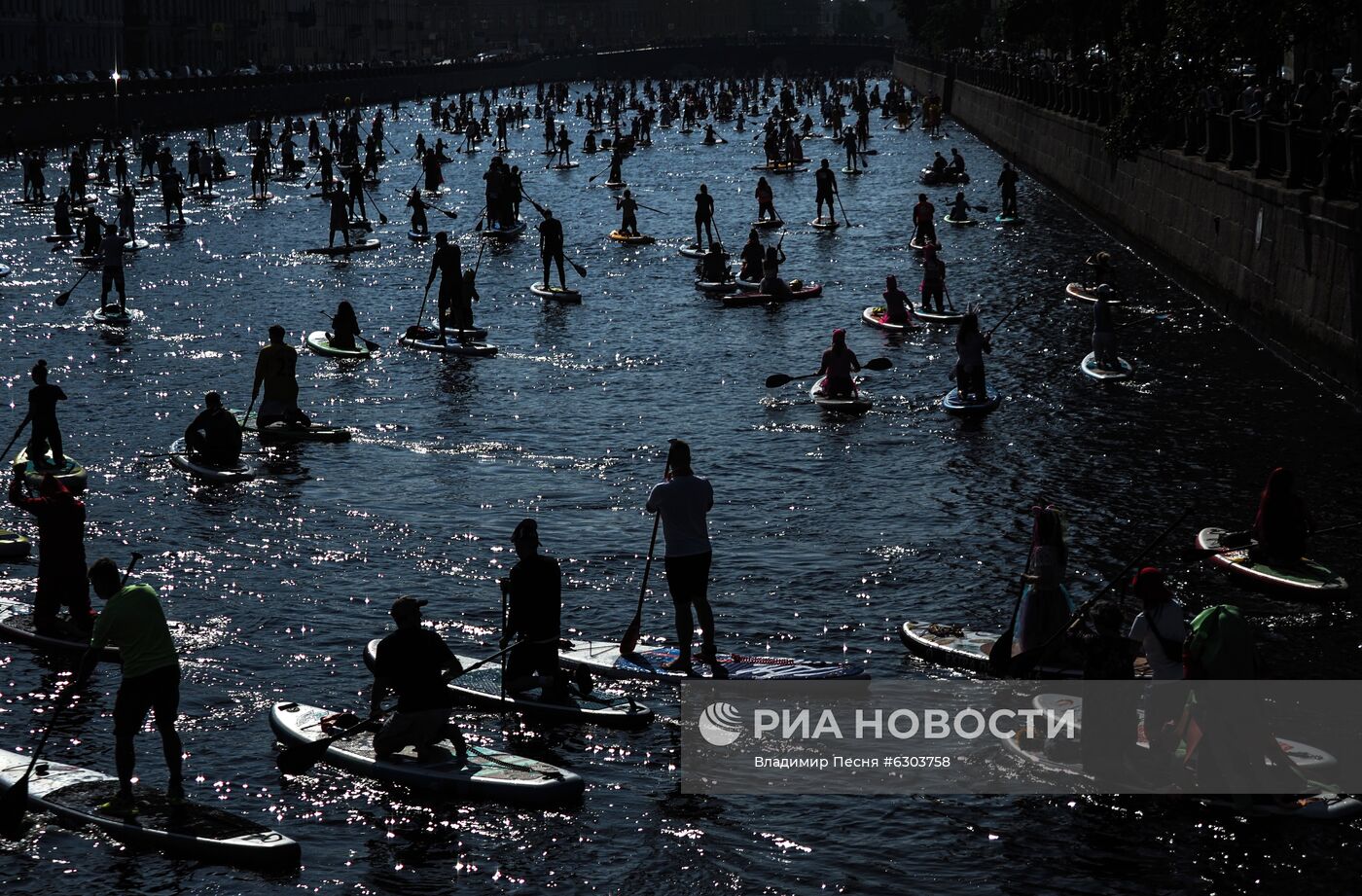 Международный фестиваль SUP-серфинга "Фонтанка-SUP" 