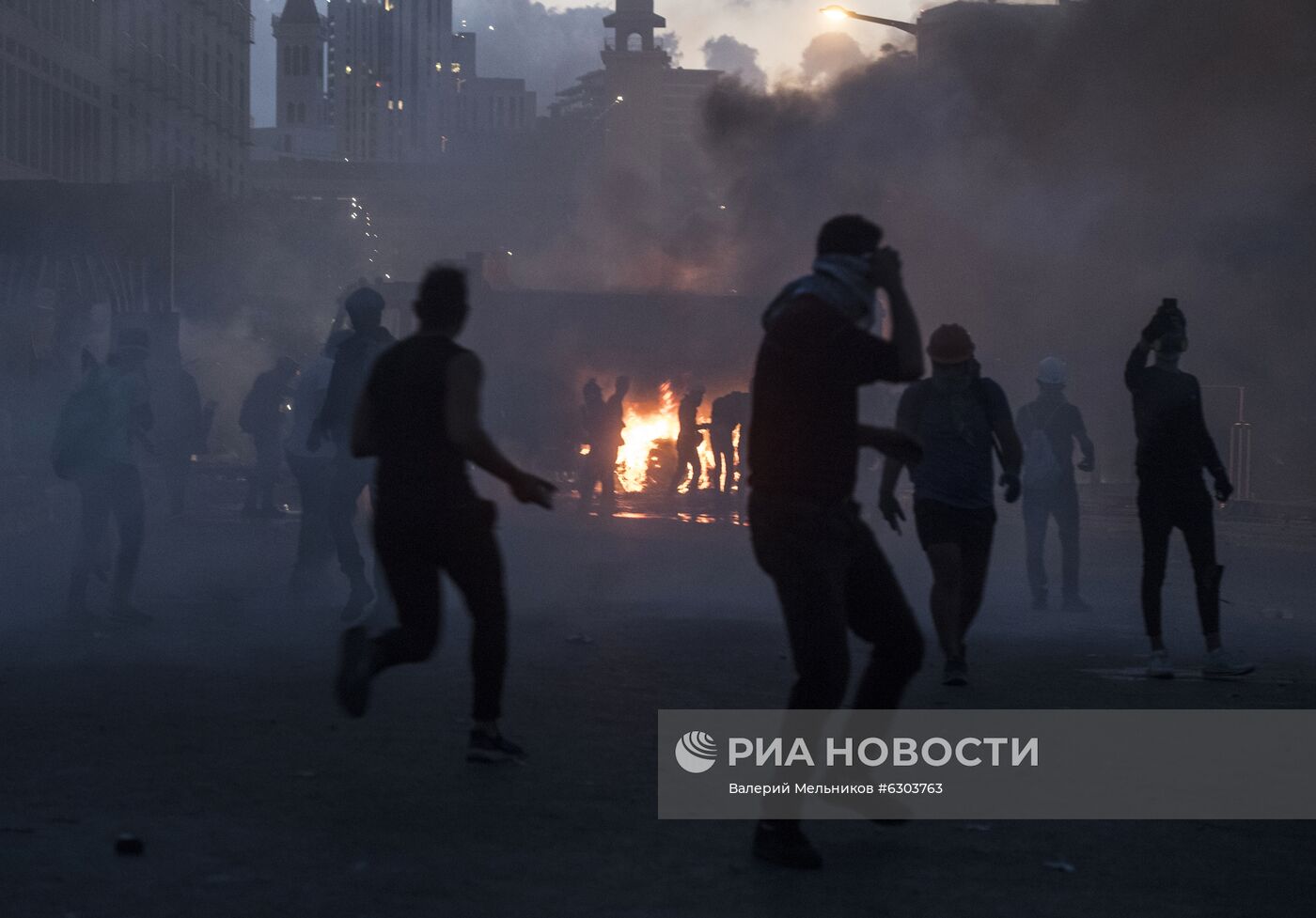 Столкновения в центре Бейрута