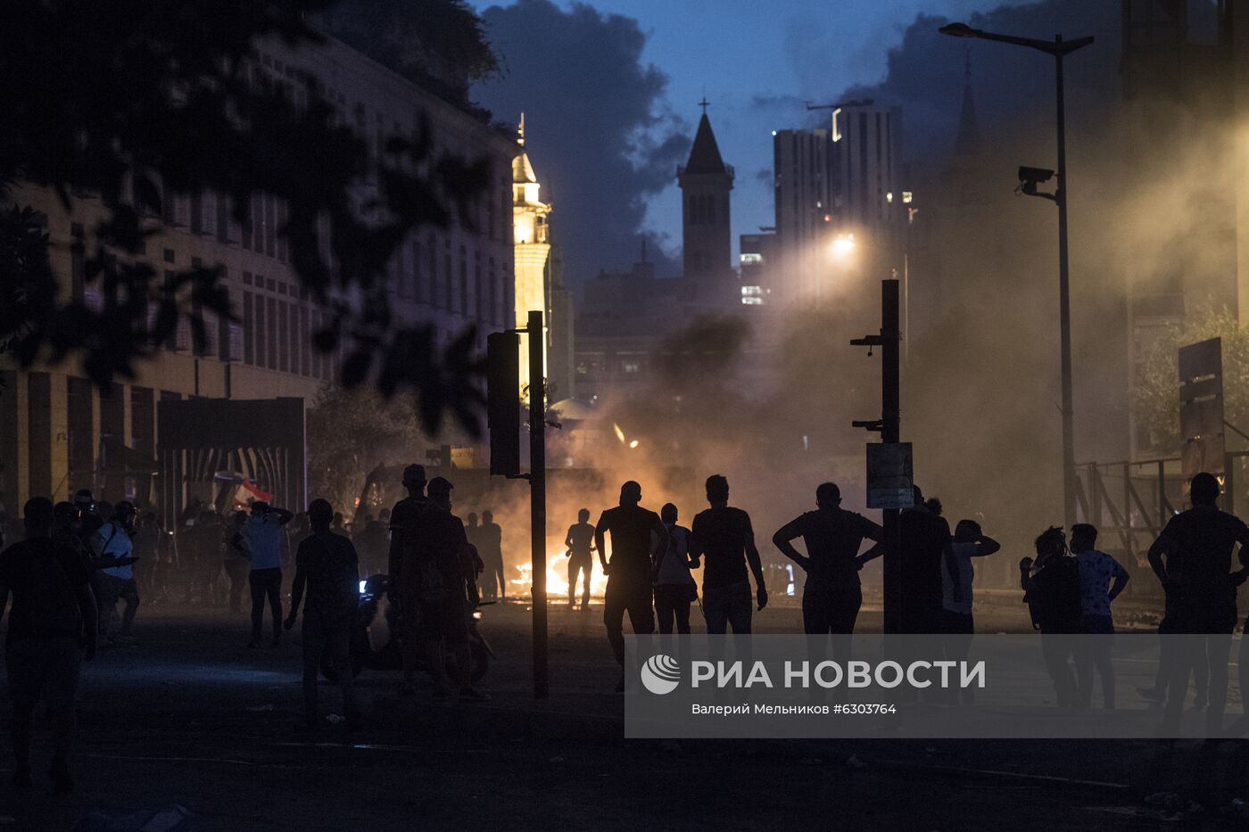 Столкновения в центре Бейрута