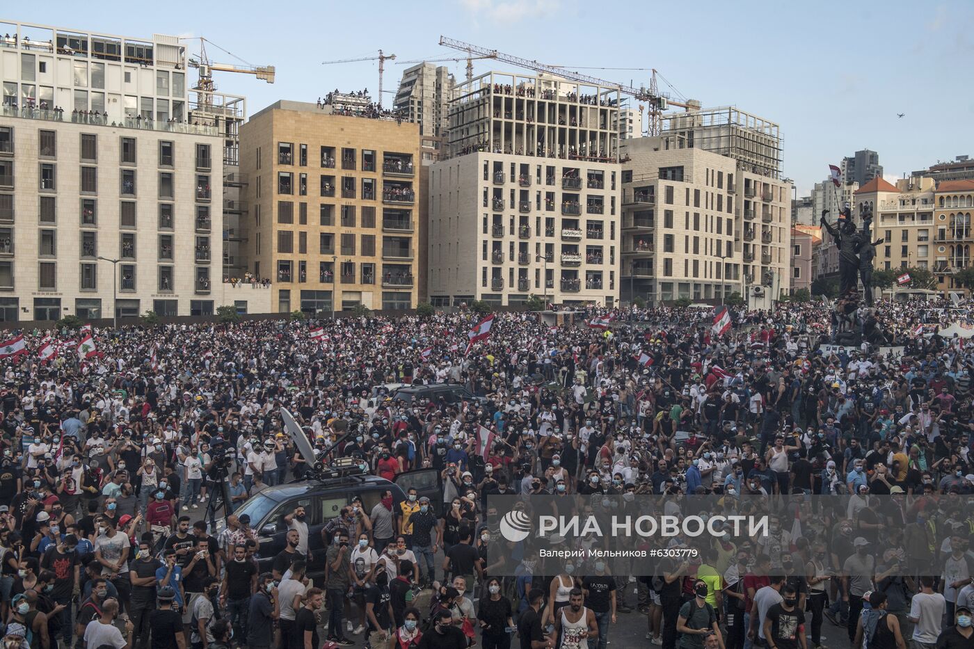 Столкновения в центре Бейрута