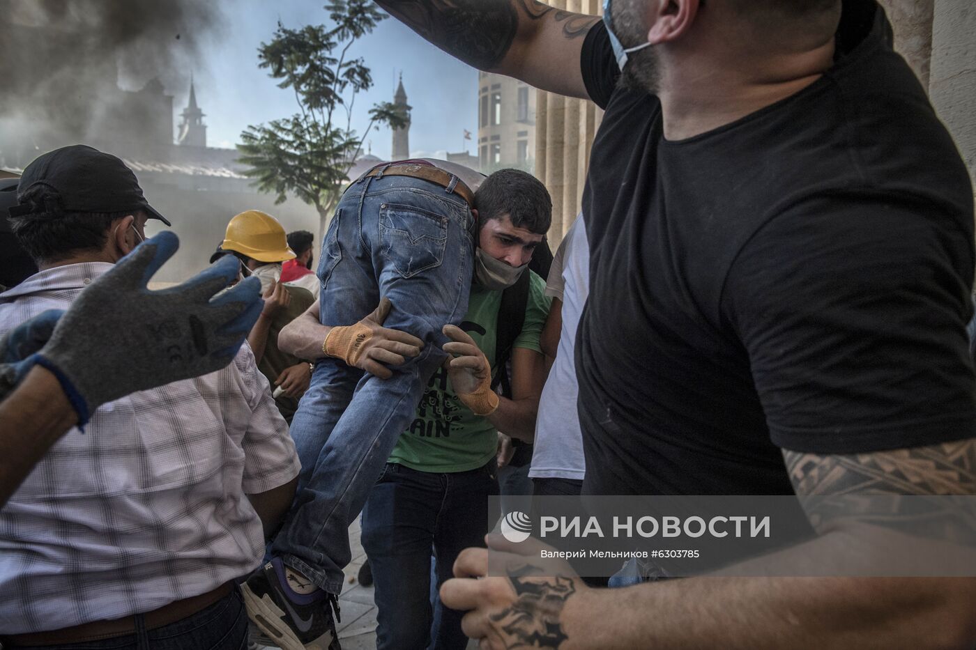 Столкновения в центре Бейрута