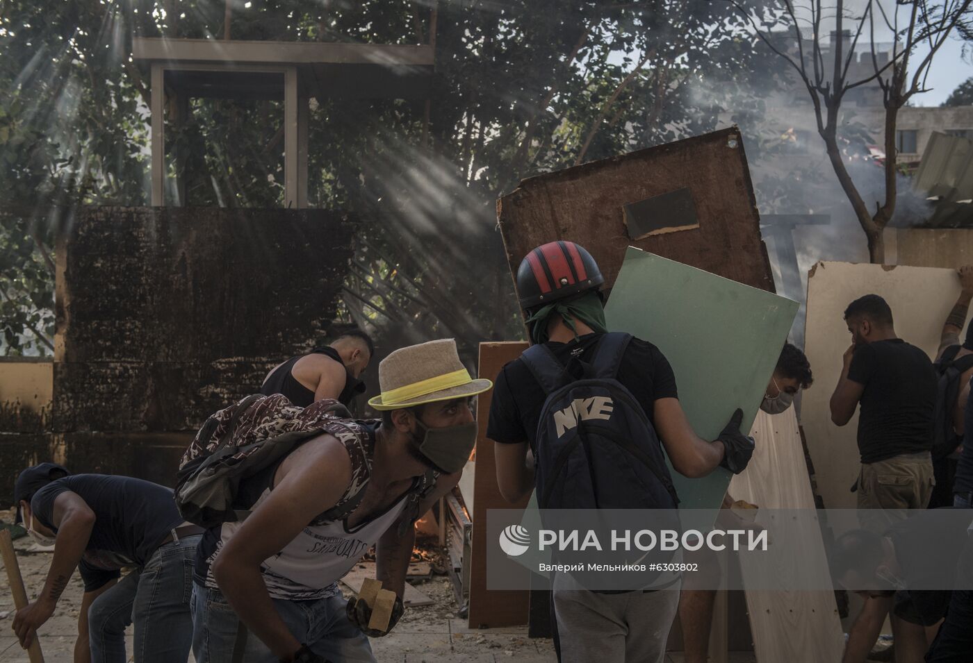 Столкновения в центре Бейрута