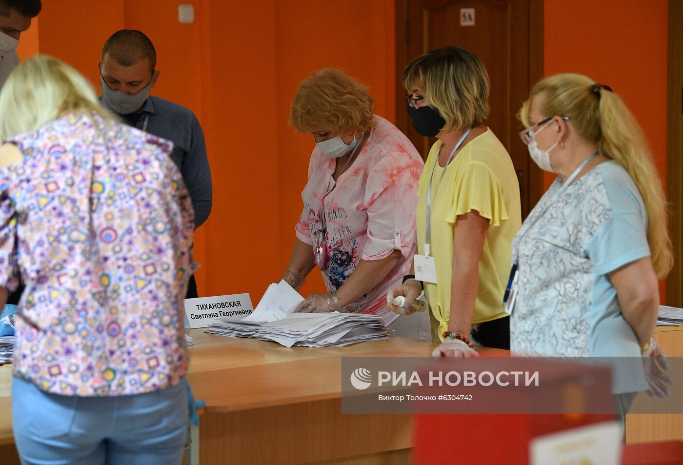 Подсчёт голосов на выборах президента Белоруссии