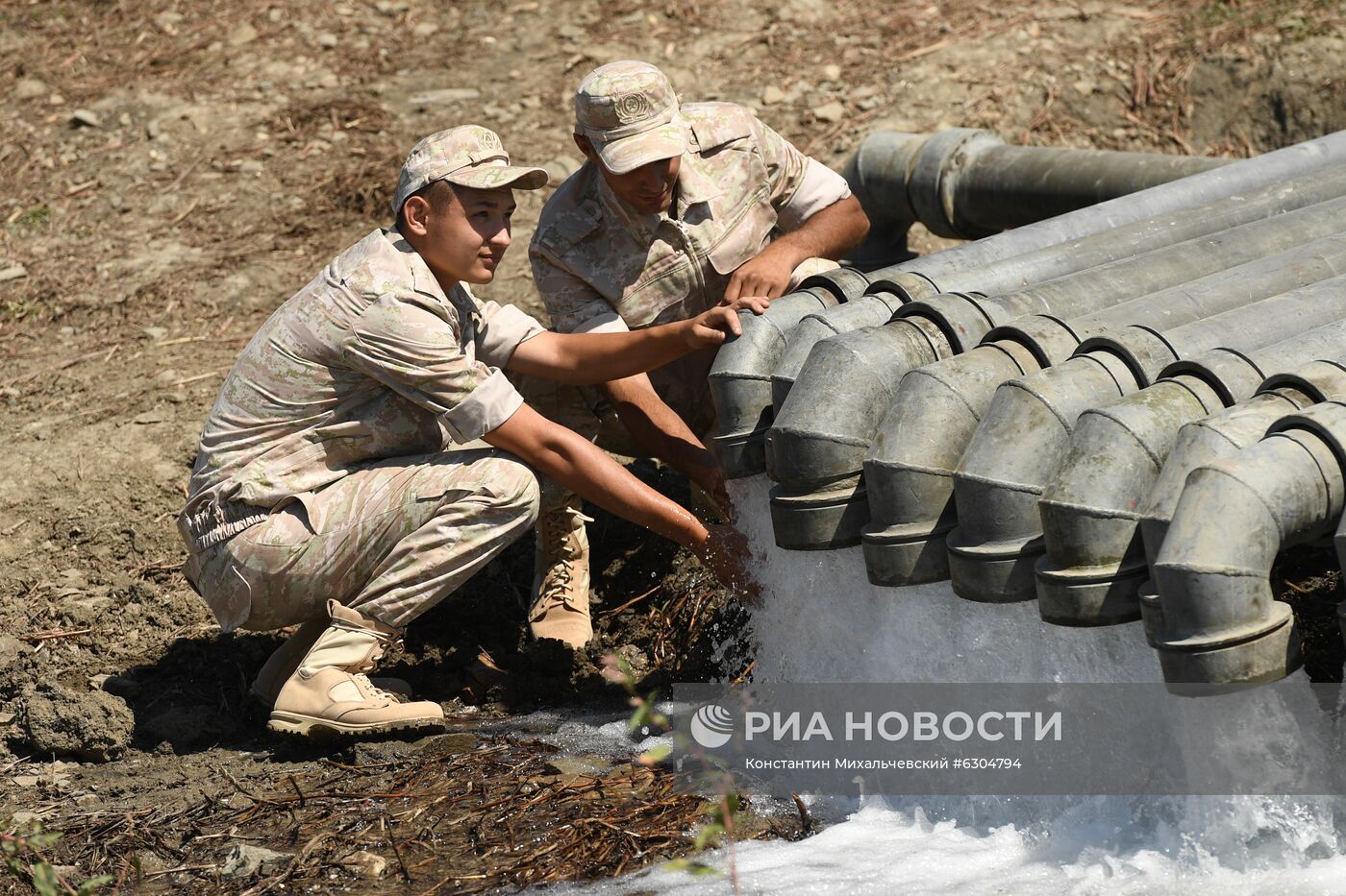 Запуск трубопровода в Крыму