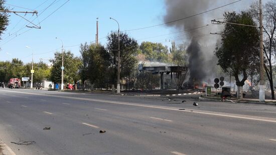 Взрыв газа на АЗС в Волгограде