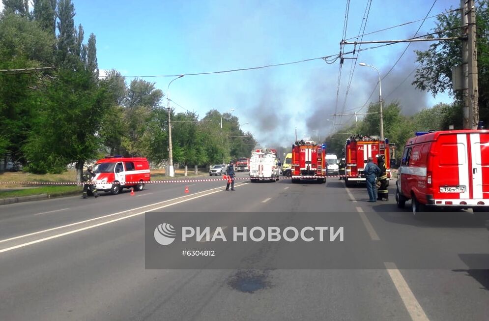 Взрыв газа на АЗС в Волгограде