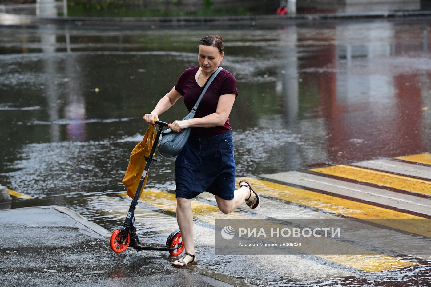 Дождь в Москве