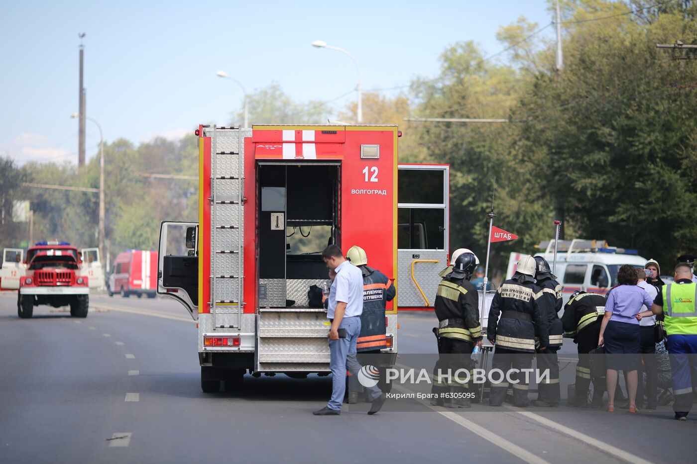 Взрыв газа на АЗС в Волгограде