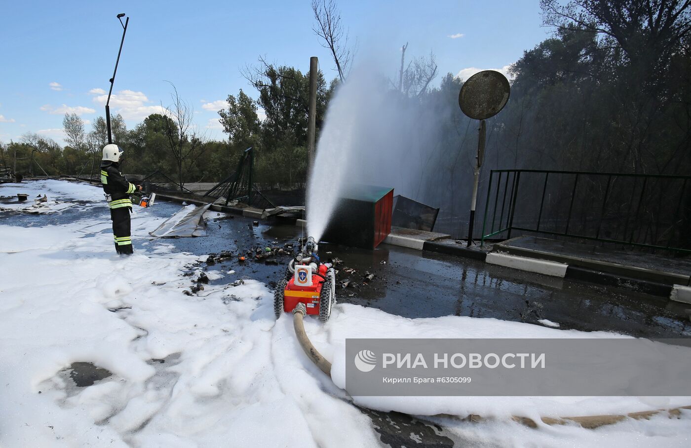 Взрыв газа на АЗС в Волгограде