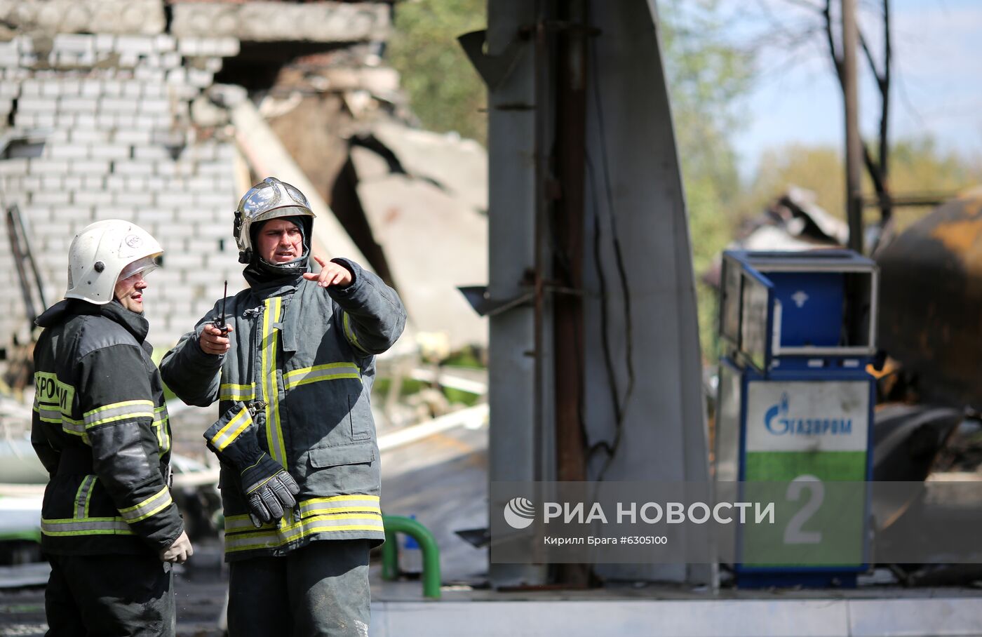 Взрыв газа на АЗС в Волгограде