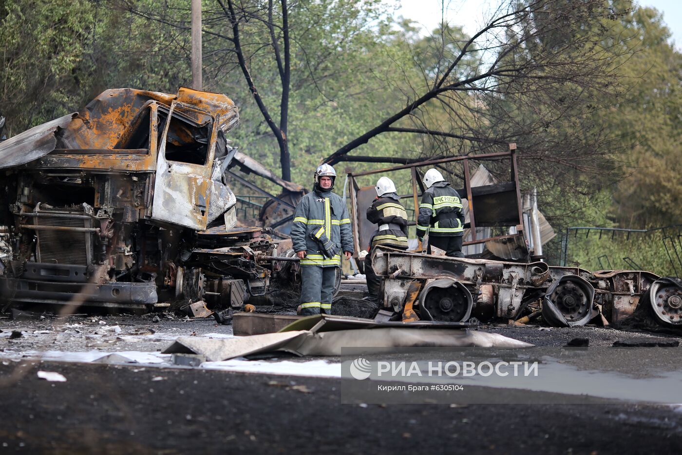 Взрыв газа на АЗС в Волгограде