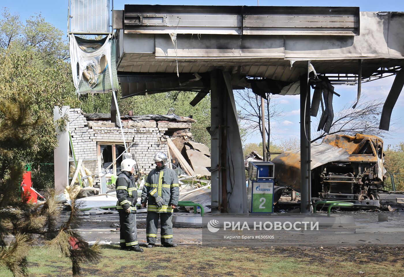 Взрыв газа на АЗС в Волгограде