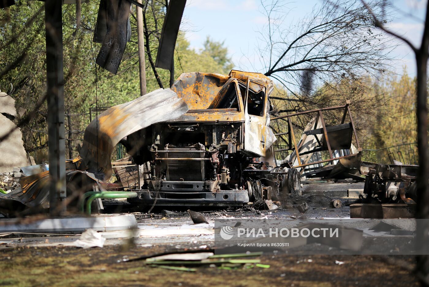 Взрыв газа на АЗС в Волгограде