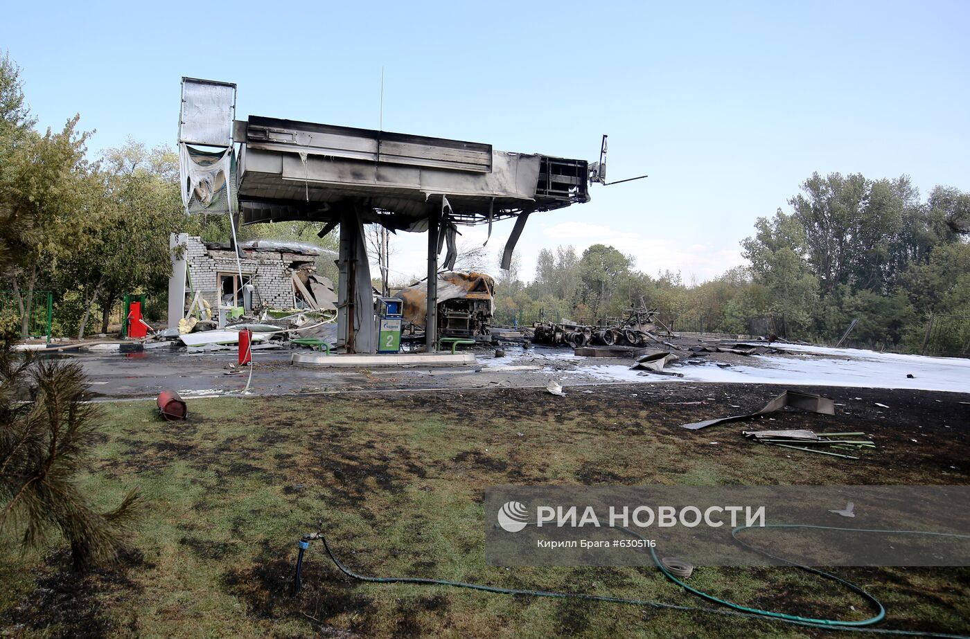 Взрыв газа на АЗС в Волгограде