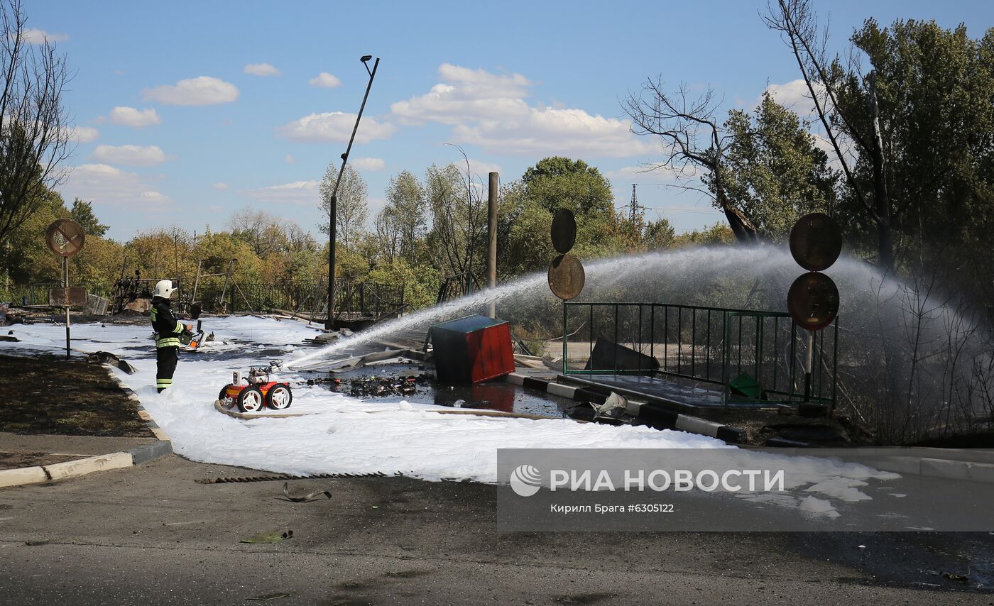 Взрыв газа на АЗС в Волгограде