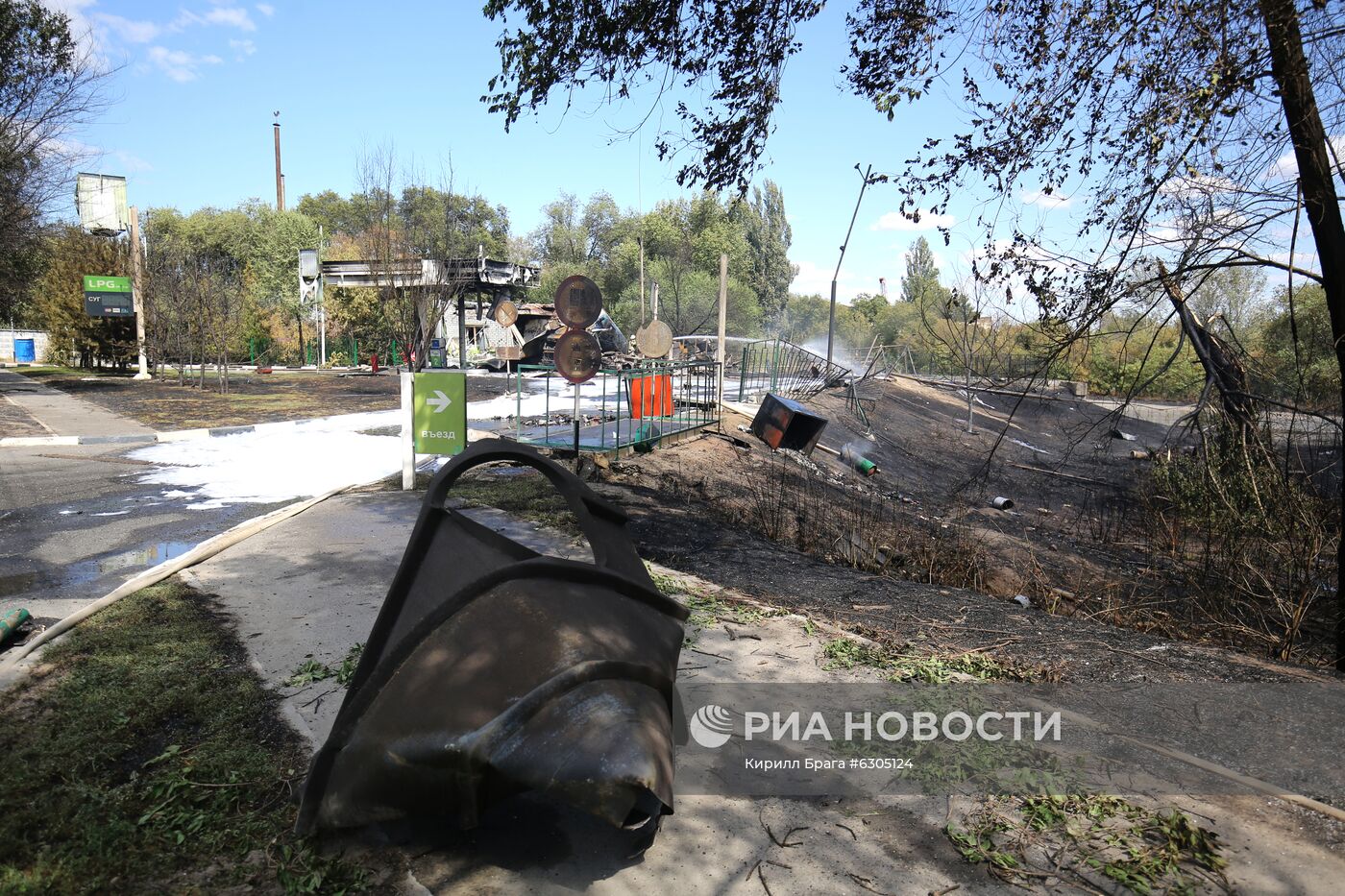 Взрыв газа на АЗС в Волгограде