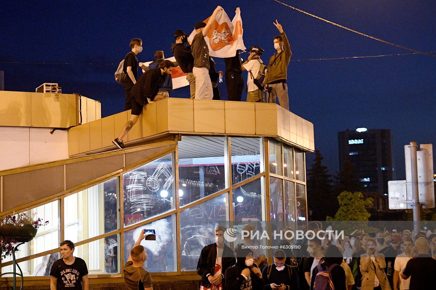 Протесты в Минске