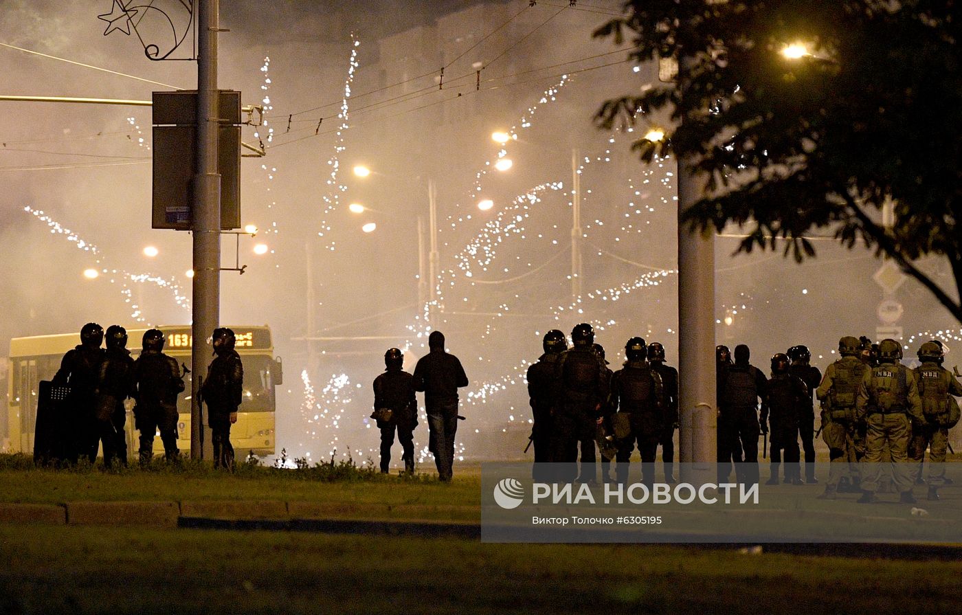 Протесты в Минске