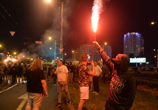 Протесты в Минске