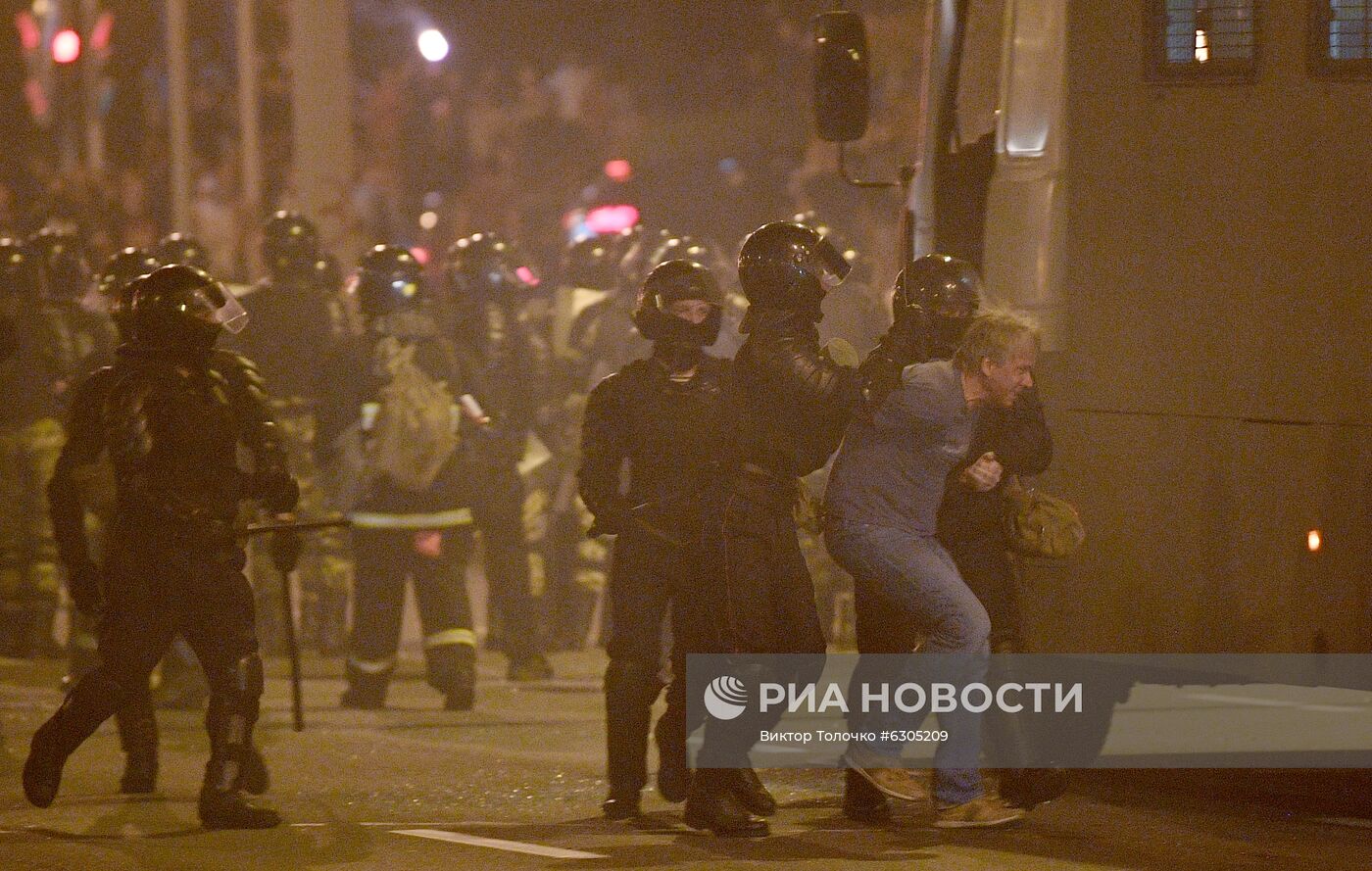 Протесты в Минске