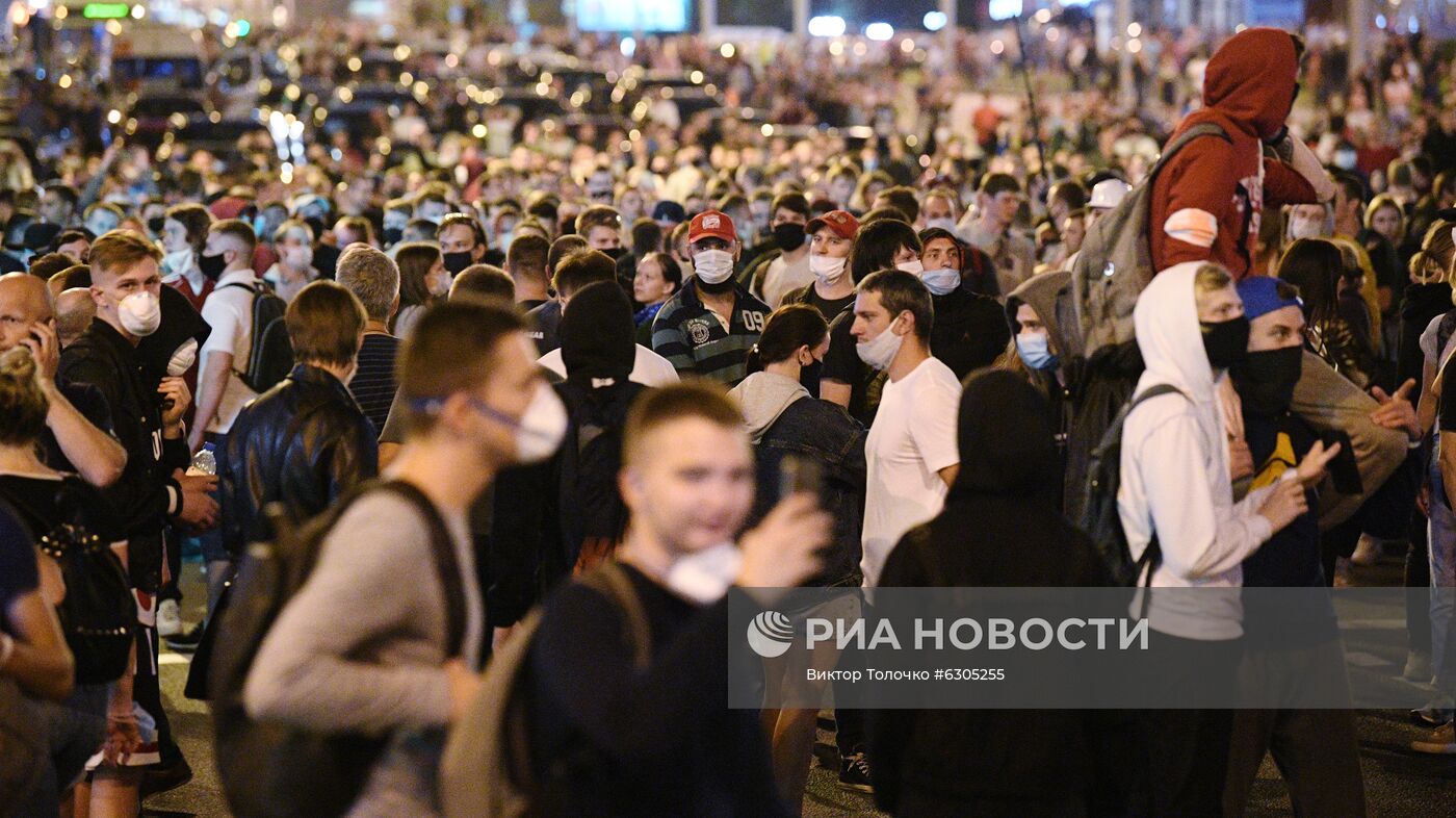 Протесты в Минске