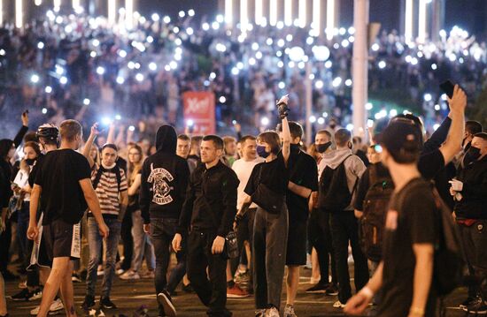 Протесты в Минске