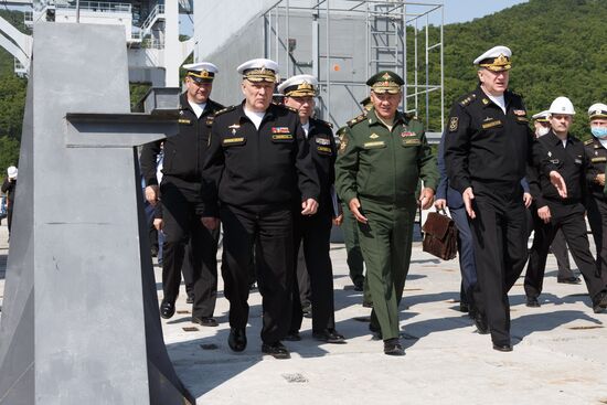 Рабочая поездка министра обороны РФ С. Шойгу в Камчатский край	