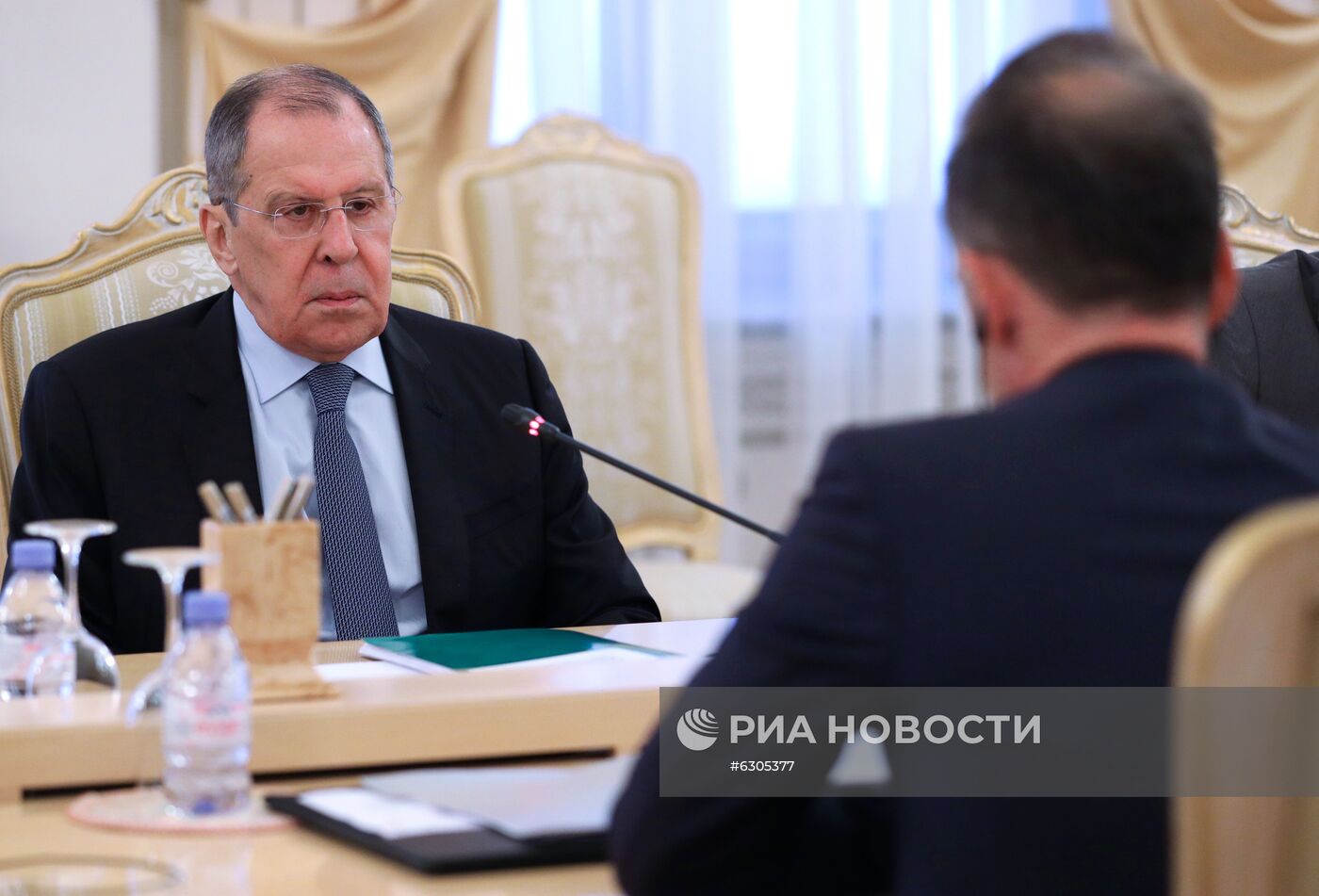 Встреча глав МИД РФ и Германии С. Лаврова и Х. Мааса