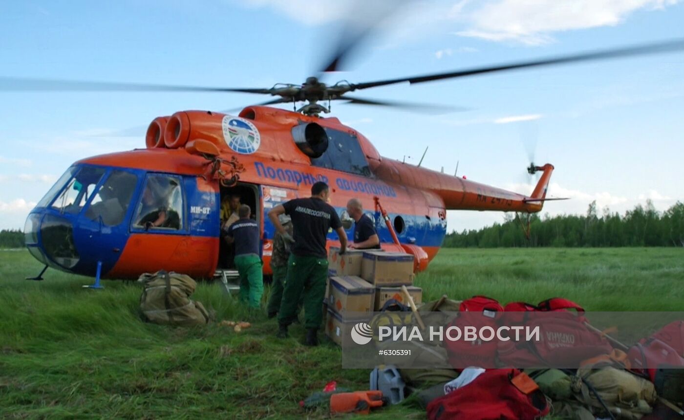 Лесные пожары в регионах России