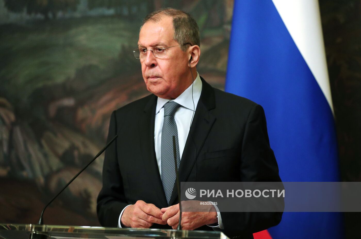 Встреча глав МИД РФ и Германии С. Лаврова и Х. Мааса