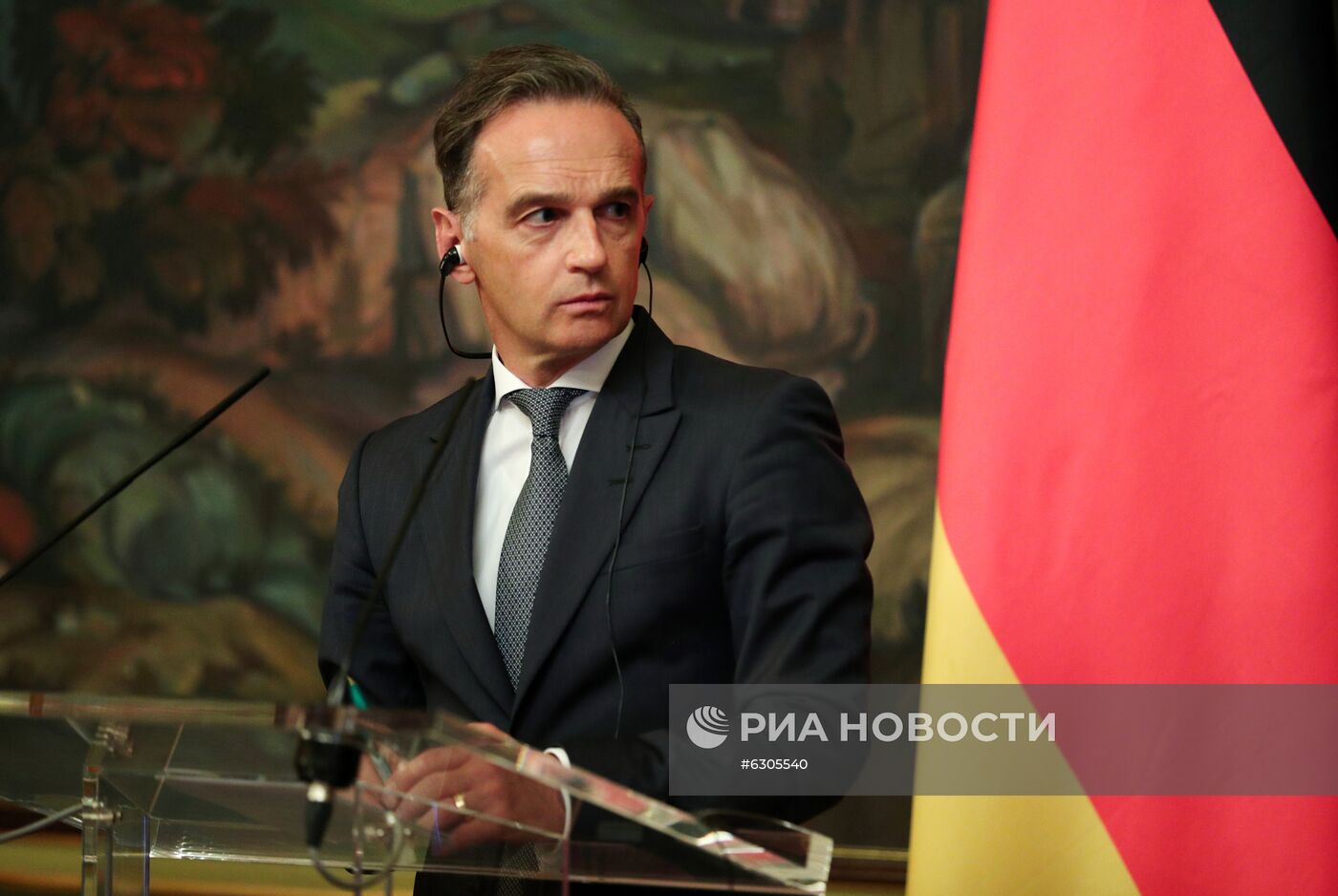 Встреча глав МИД РФ и Германии С. Лаврова и Х. Мааса