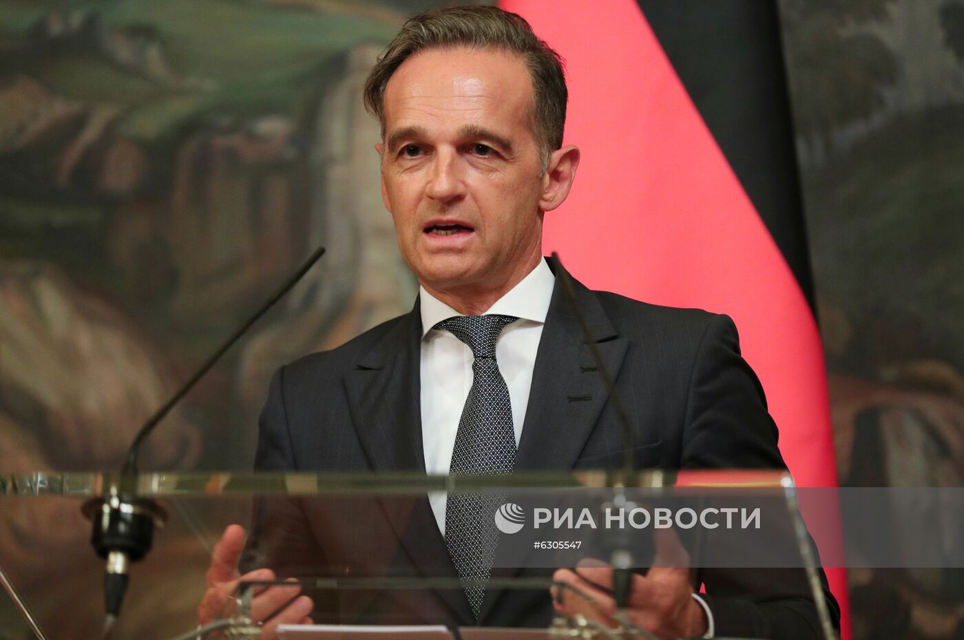 Встреча глав МИД РФ и Германии С. Лаврова и Х. Мааса