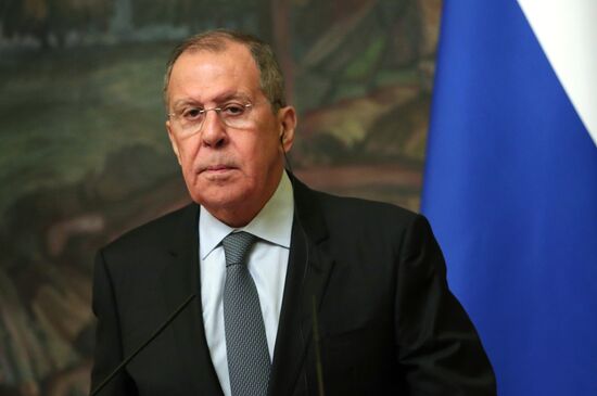 Встреча глав МИД РФ и Германии С. Лаврова и Х. Мааса  