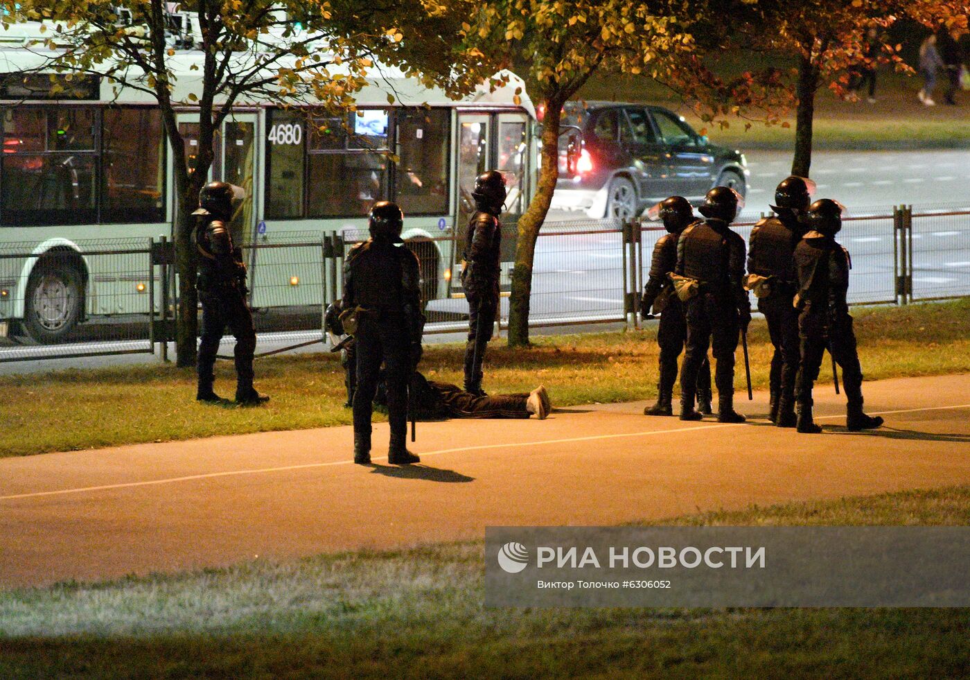 Протесты в Минске