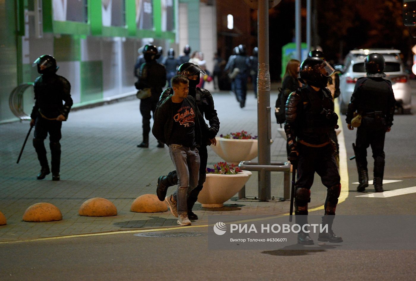 Протесты в Минске